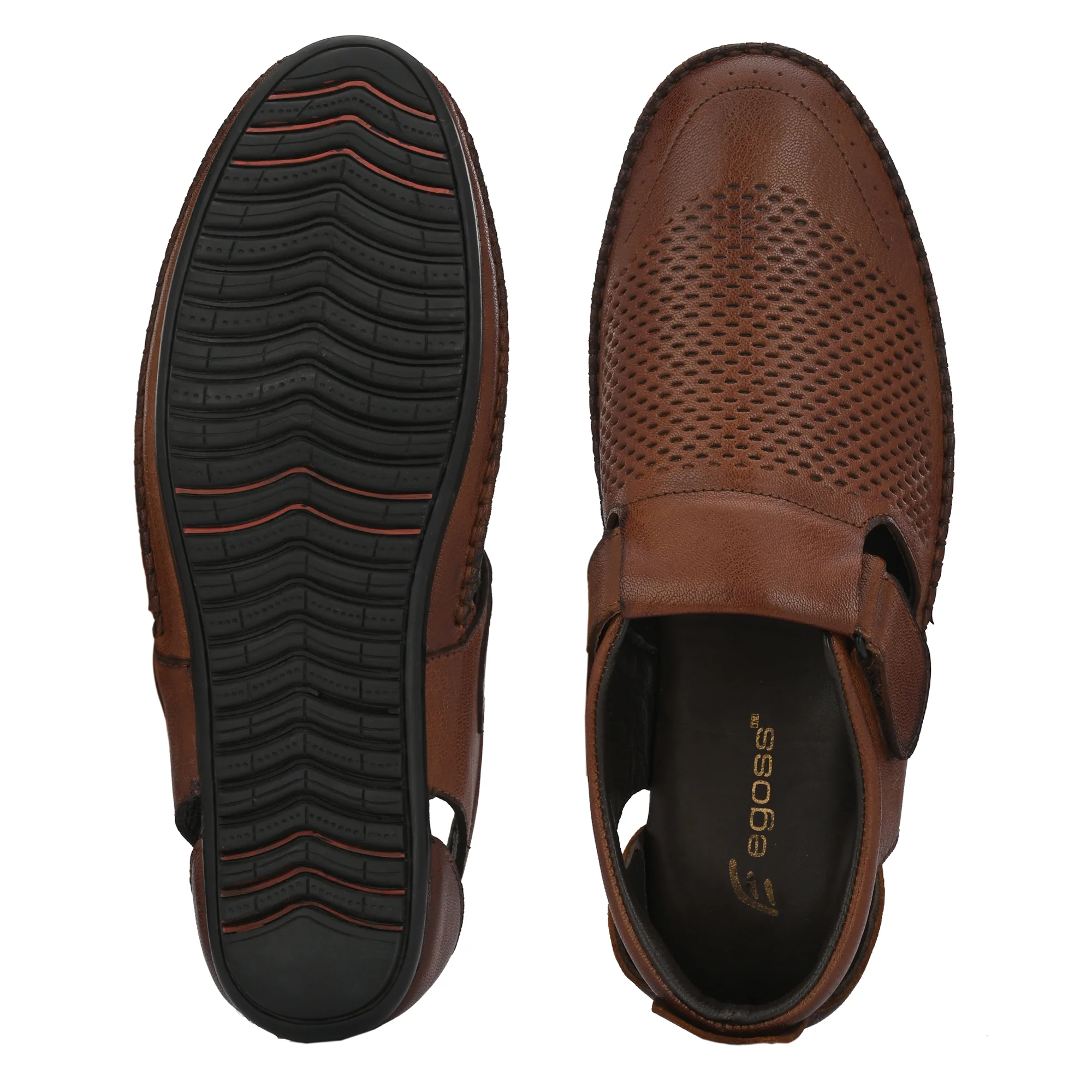 Egoss Leather Casual Slip On Shoes For Men - Image 17
