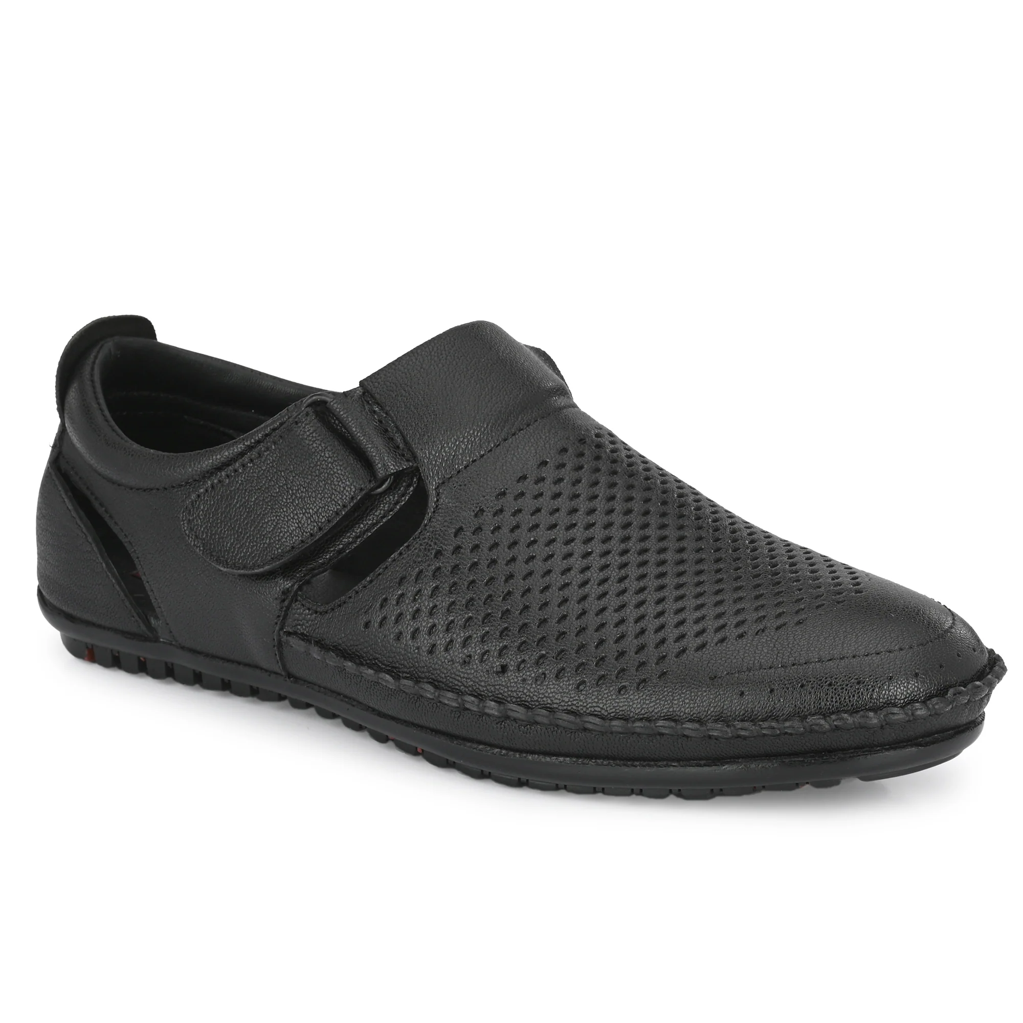 Egoss Leather Casual Slip On Shoes For Men - Image 3