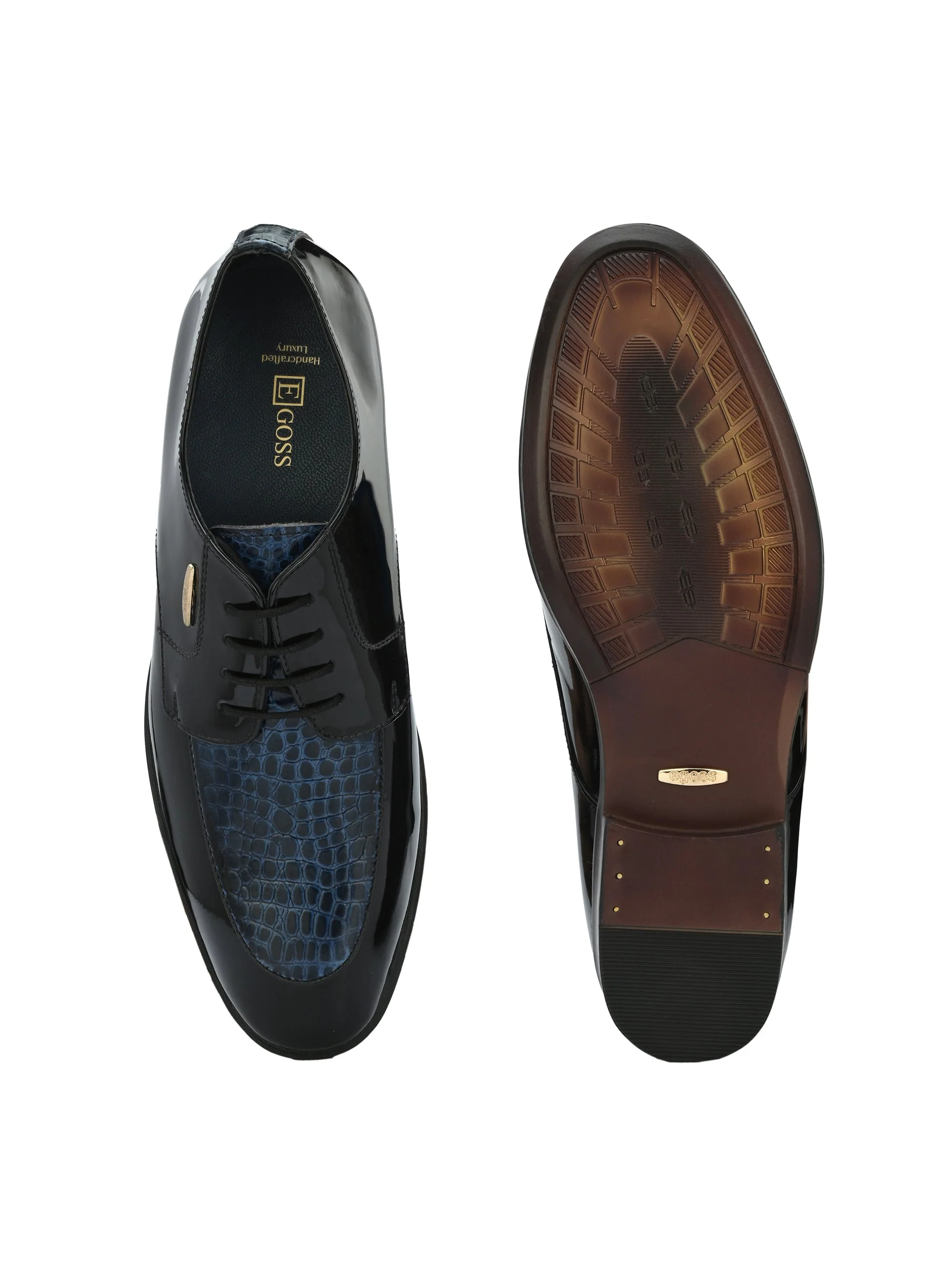 Egoss Platinum Lace-Up Shoes For Men - Image 15