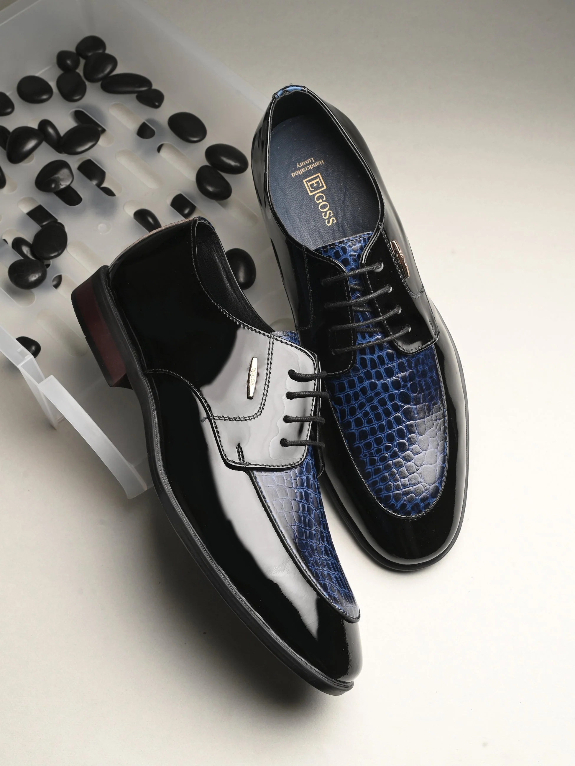 Egoss Platinum Lace-Up Shoes For Men - Image 16