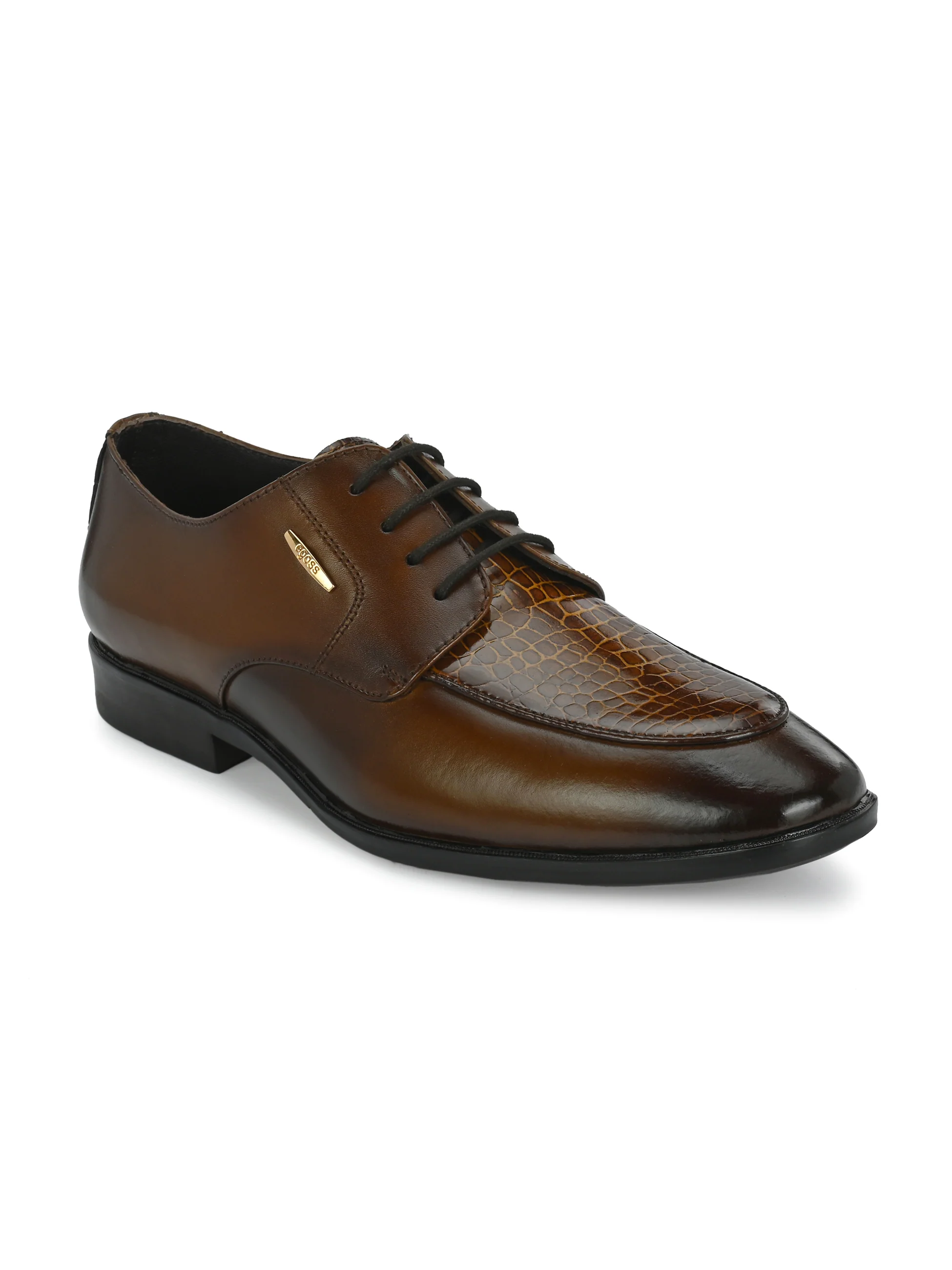 Egoss Platinum Lace-Up Shoes For Men - Image 4