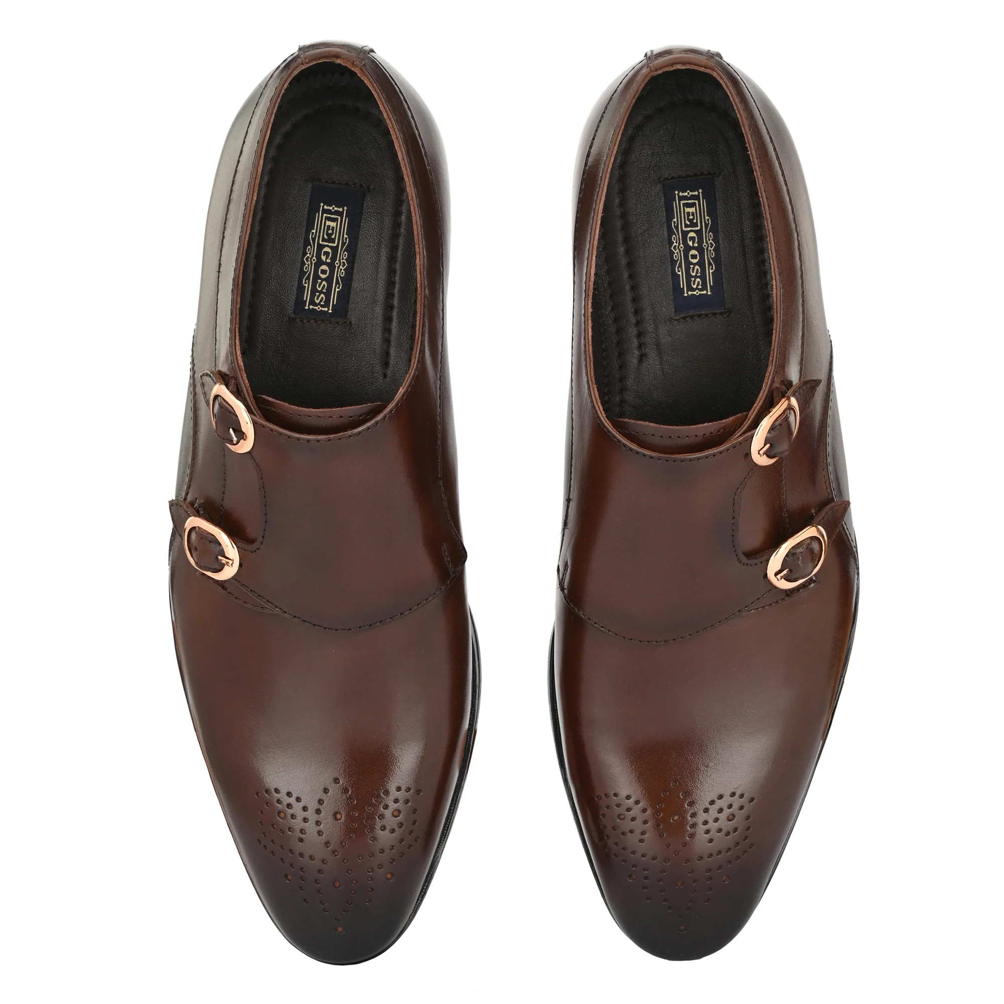 Formal Leather Buckled Shoes For Men - Image 10