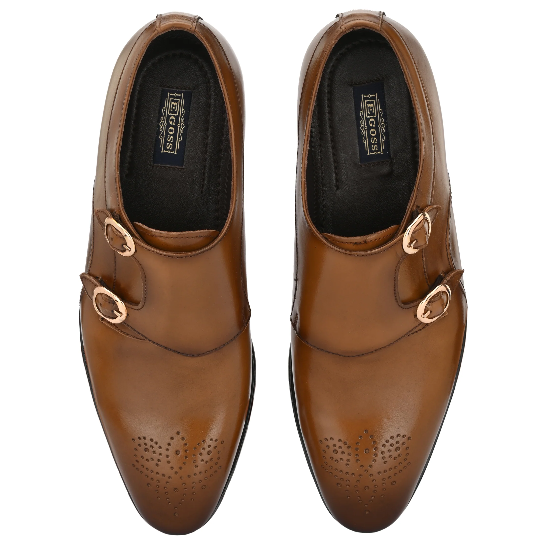 Formal Leather Buckled Shoes For Men - Image 5