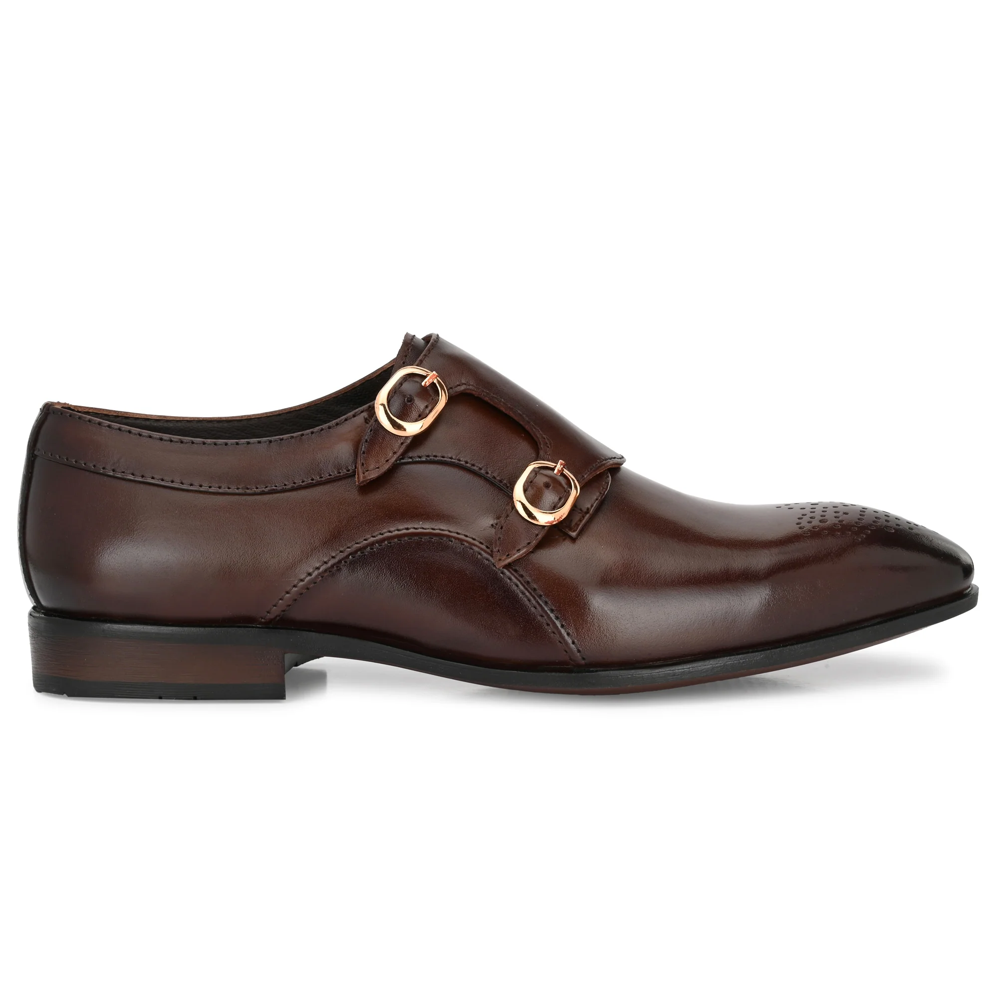 Formal Leather Buckled Shoes For Men - Image 7