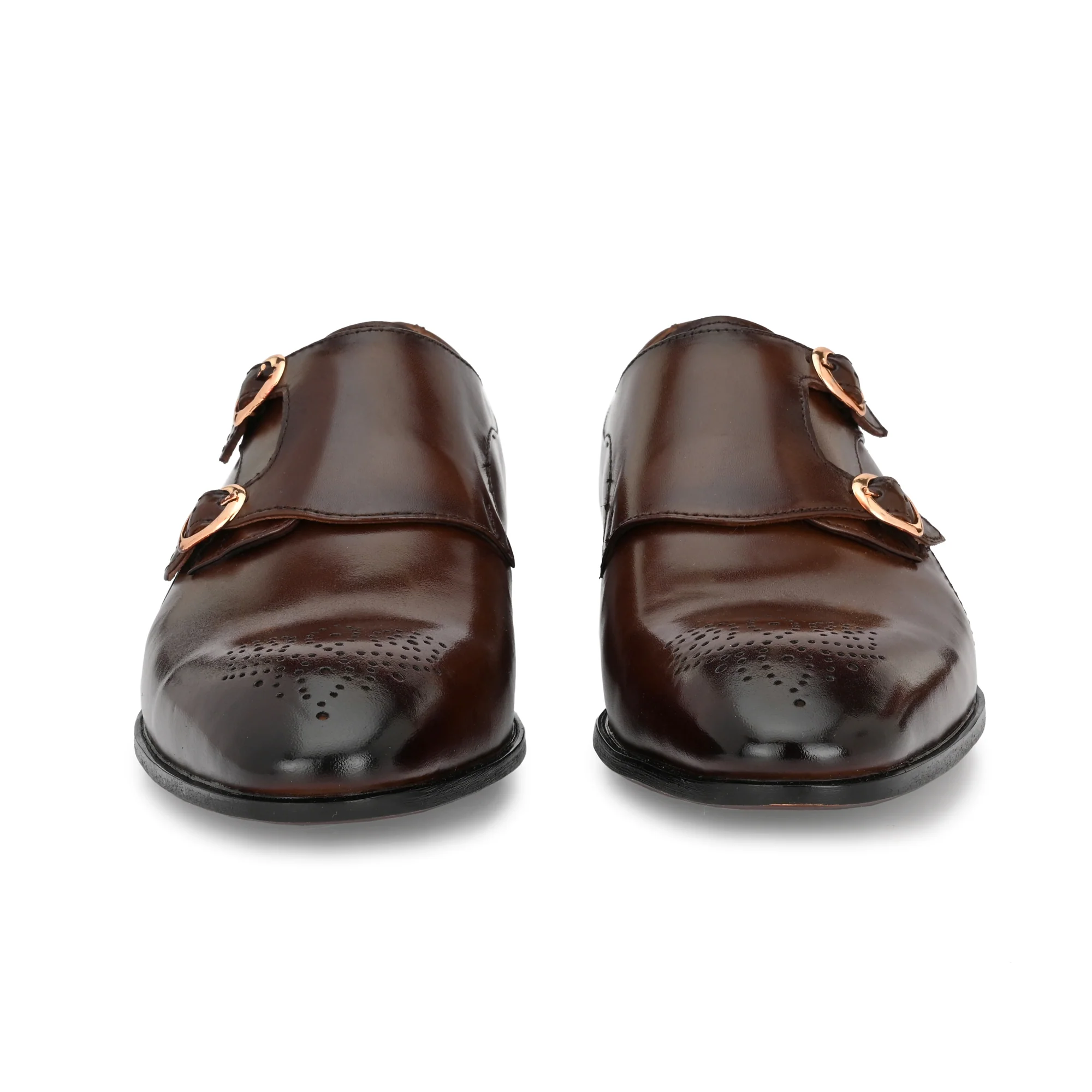 Formal Leather Buckled Shoes For Men - Image 9