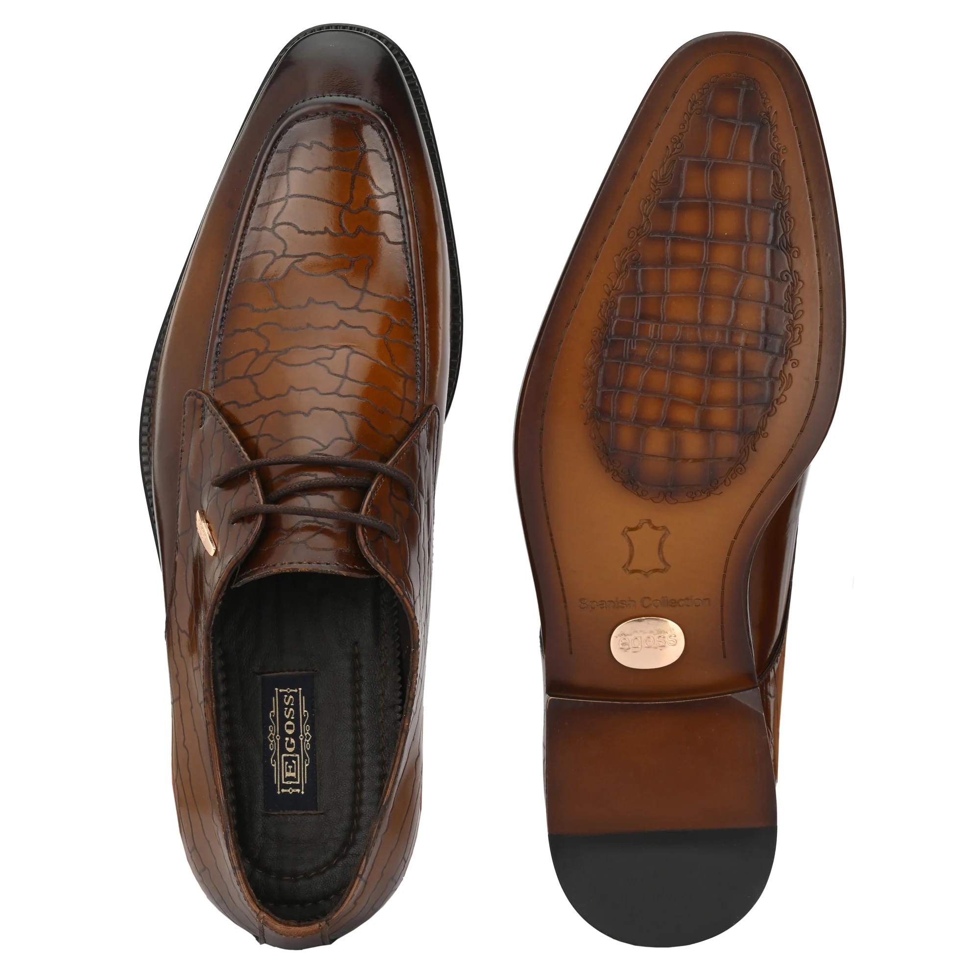 Formal Leather Laceup Shoes For Men - Image 4