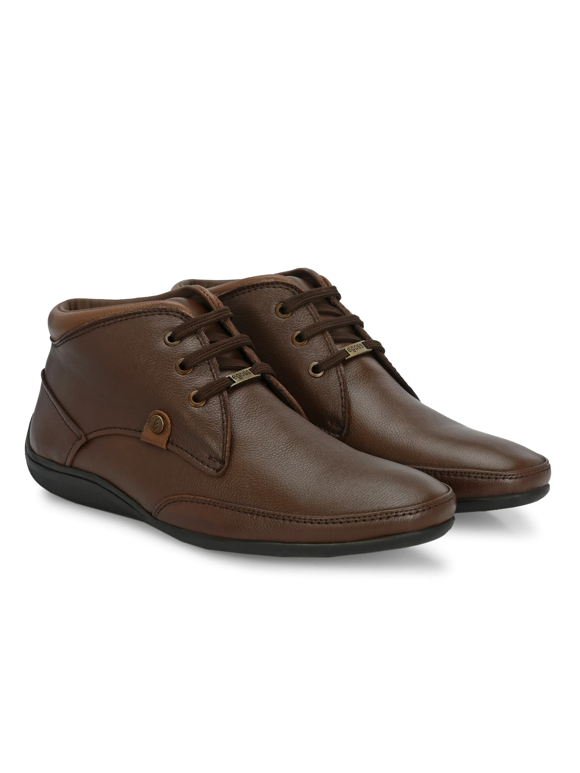 Egoss Leather Casual Boots For Men - Image 10