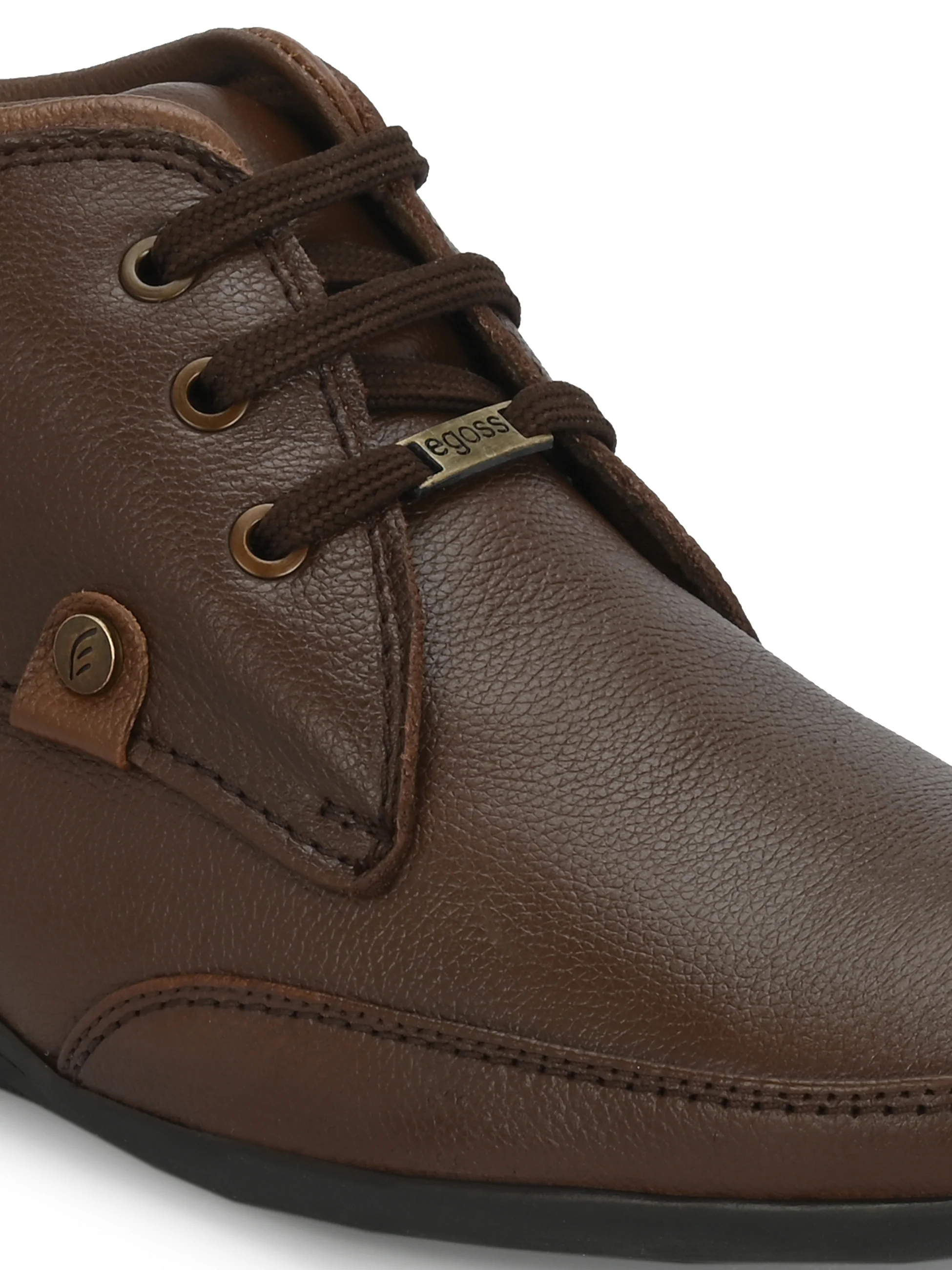 Egoss Leather Casual Boots For Men - Image 13