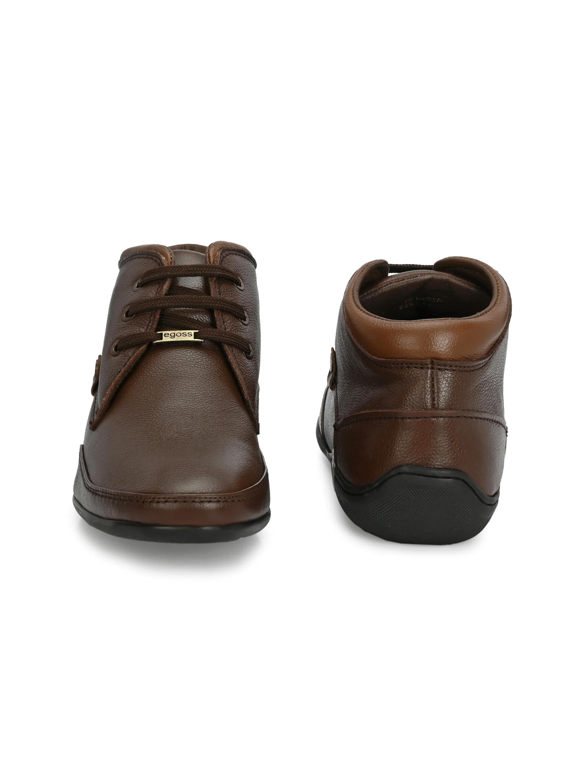 Egoss Leather Casual Boots For Men - Image 15