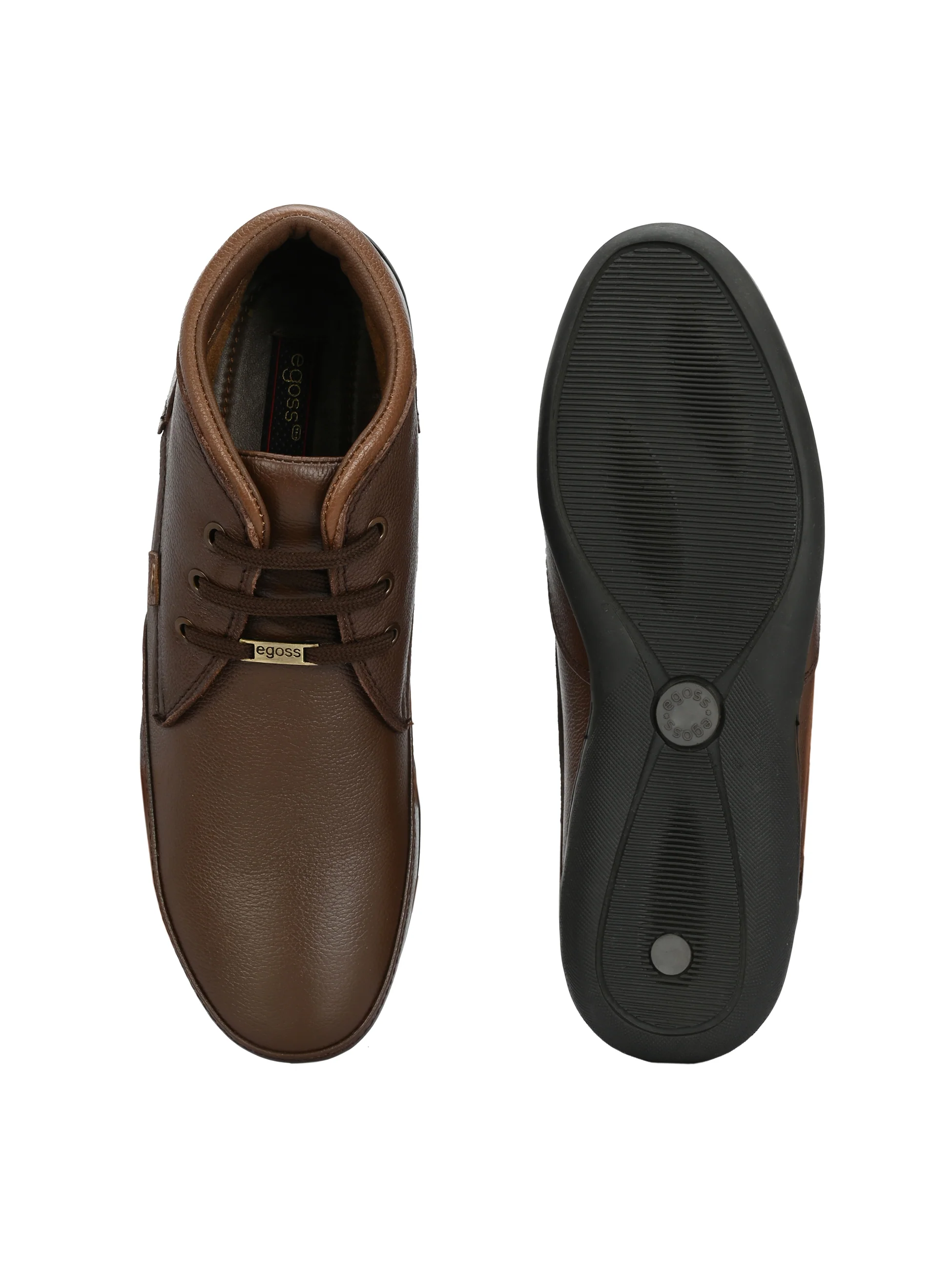 Egoss Leather Casual Boots For Men - Image 16