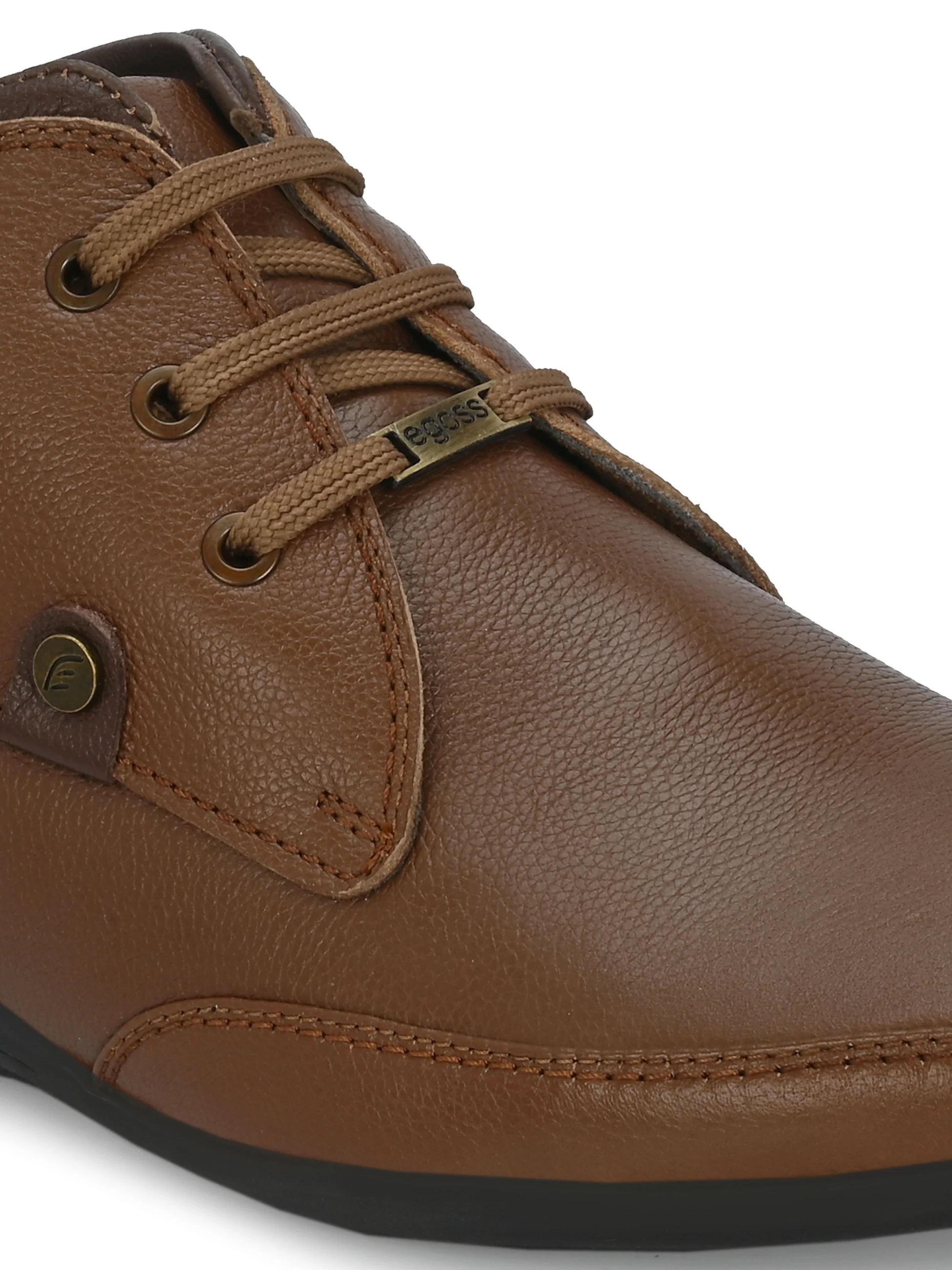 Egoss Leather Casual Boots For Men - Image 21