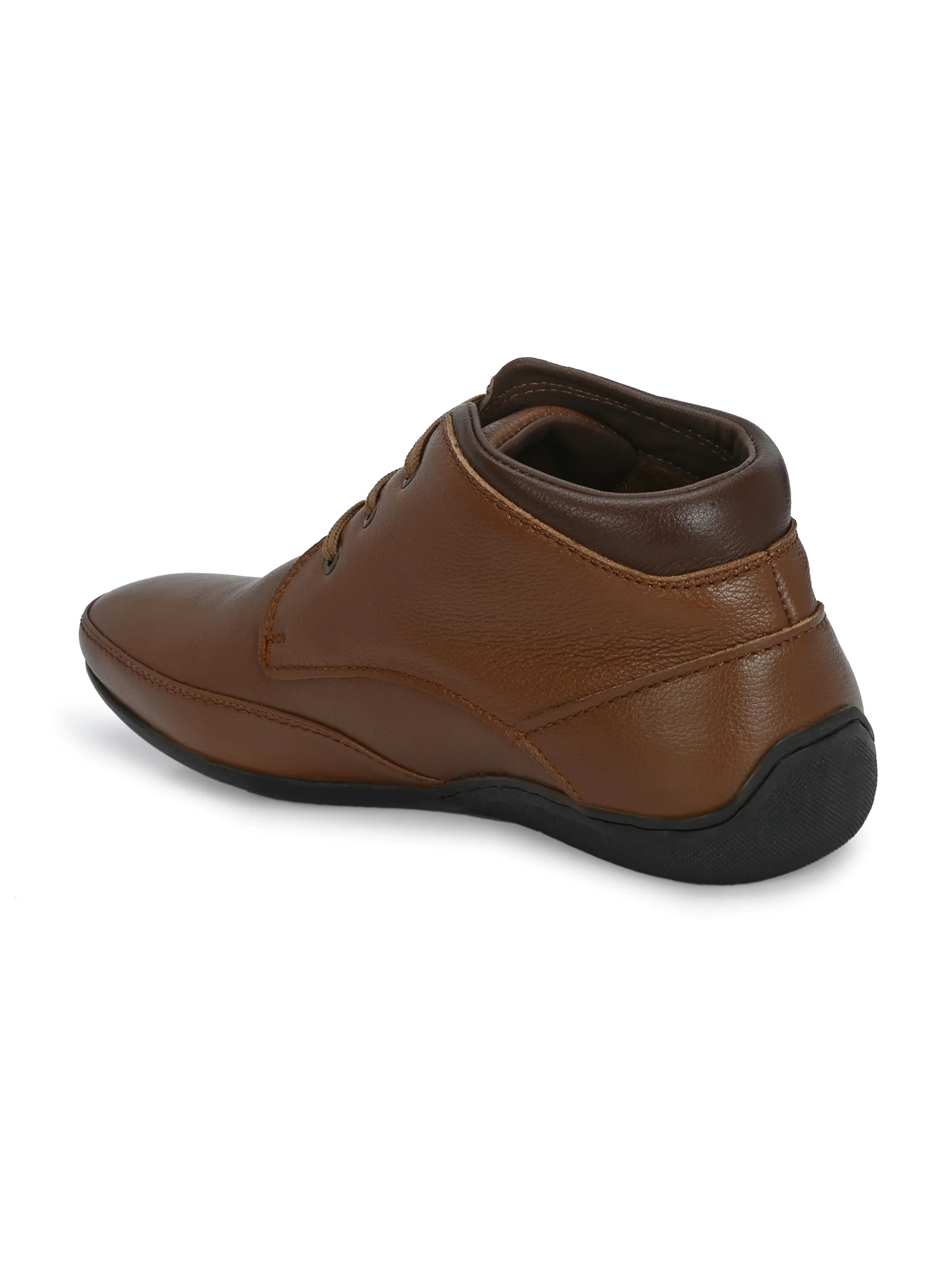 Egoss Leather Casual Boots For Men - Image 22