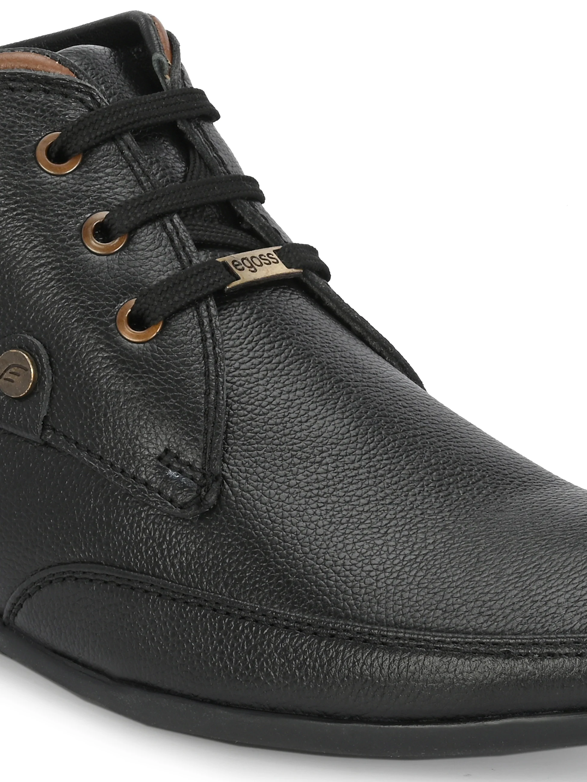 Egoss Leather Casual Boots For Men - Image 5