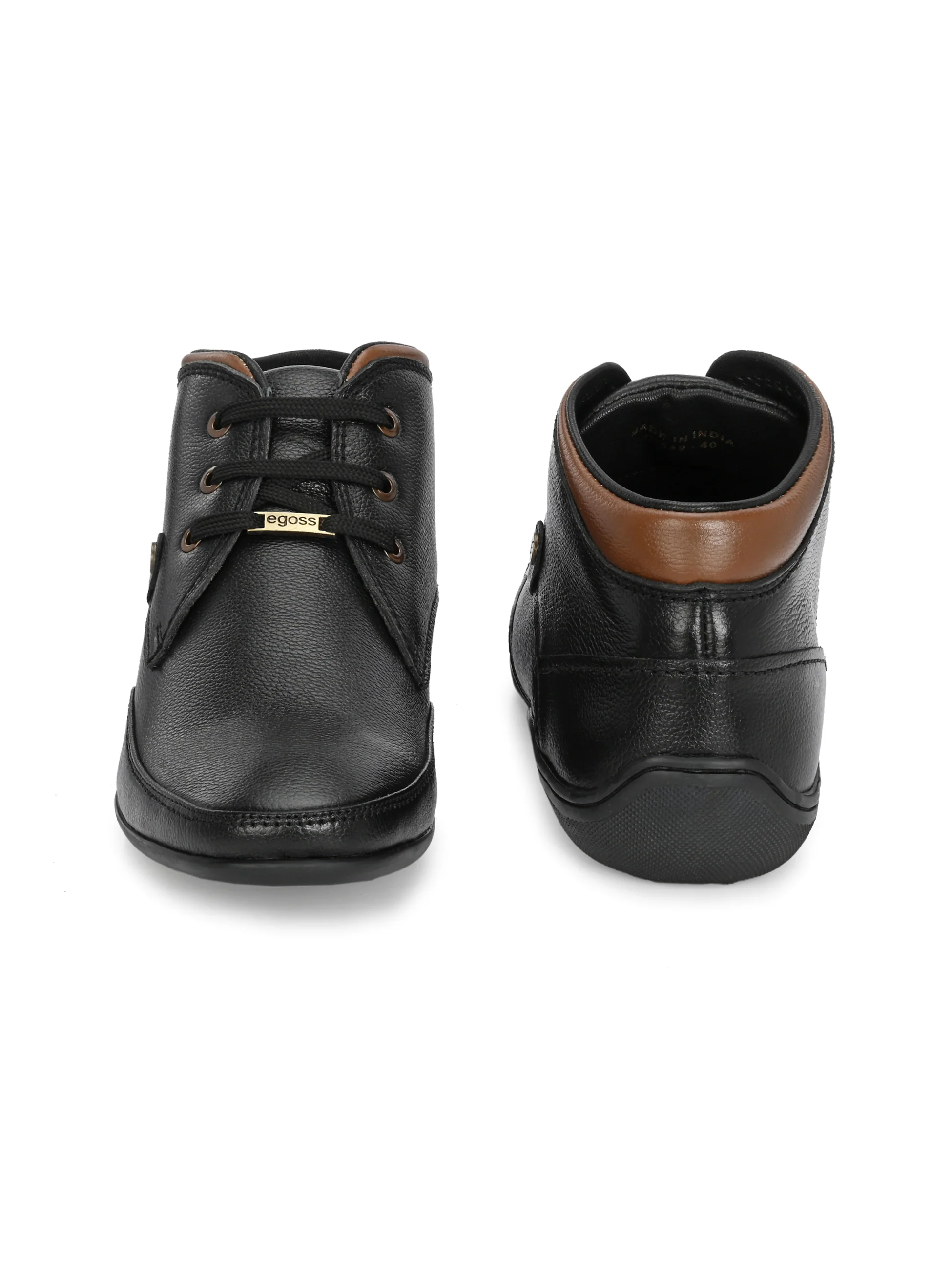 Egoss Leather Casual Boots For Men - Image 7