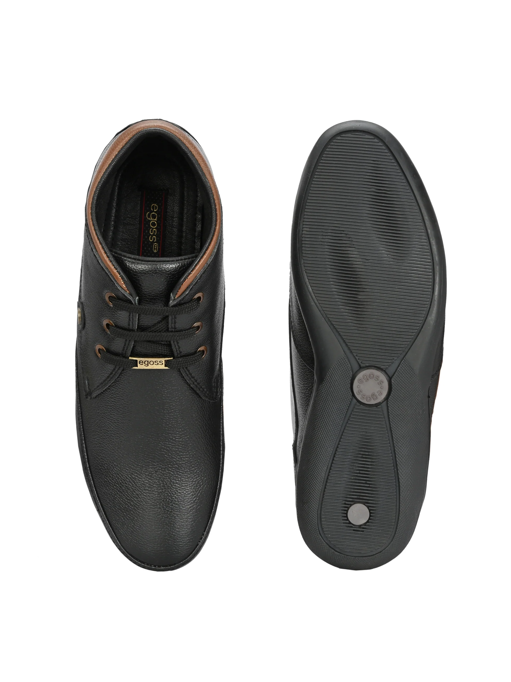 Egoss Leather Casual Boots For Men - Image 8