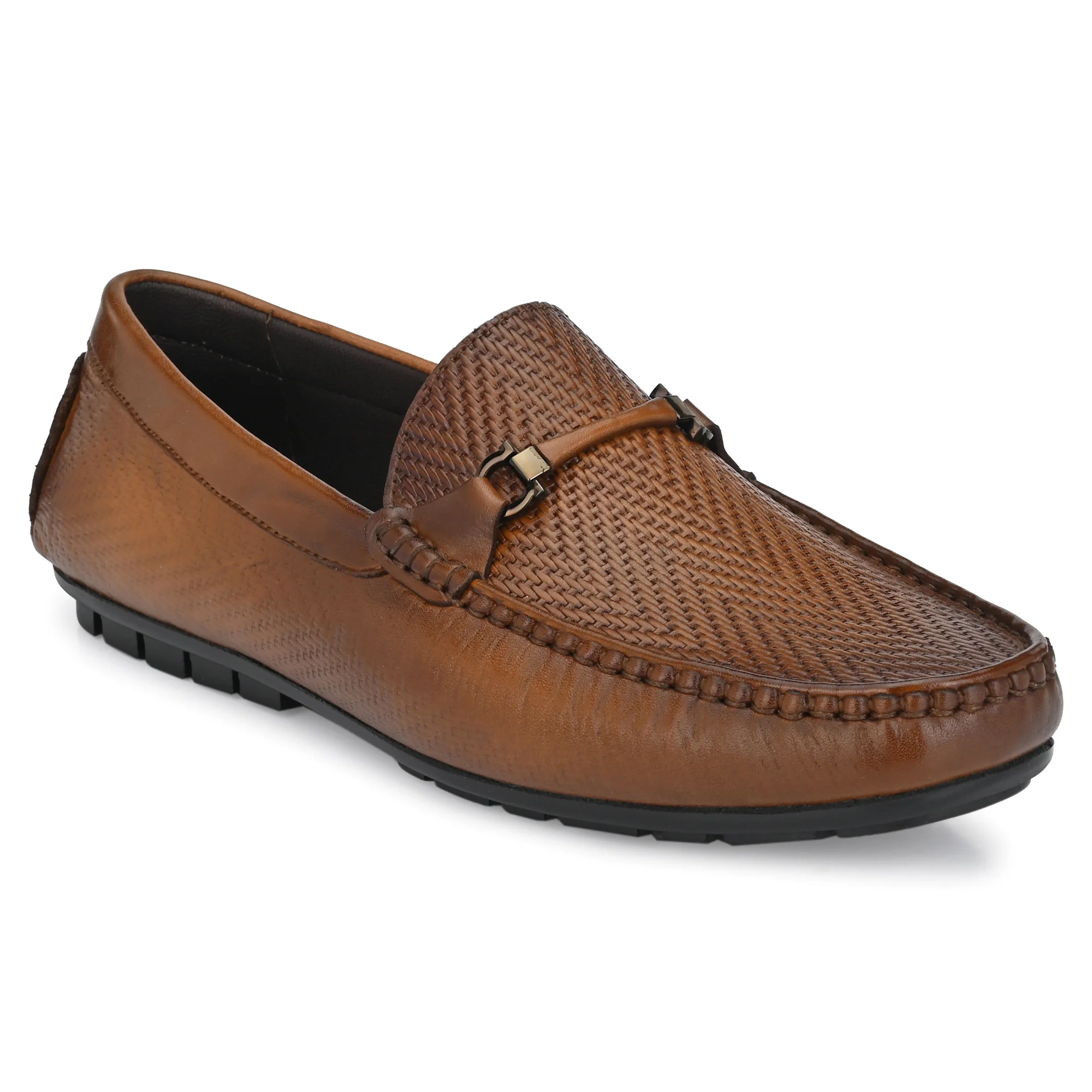 Men Buckled Formal Loafers - Image 3