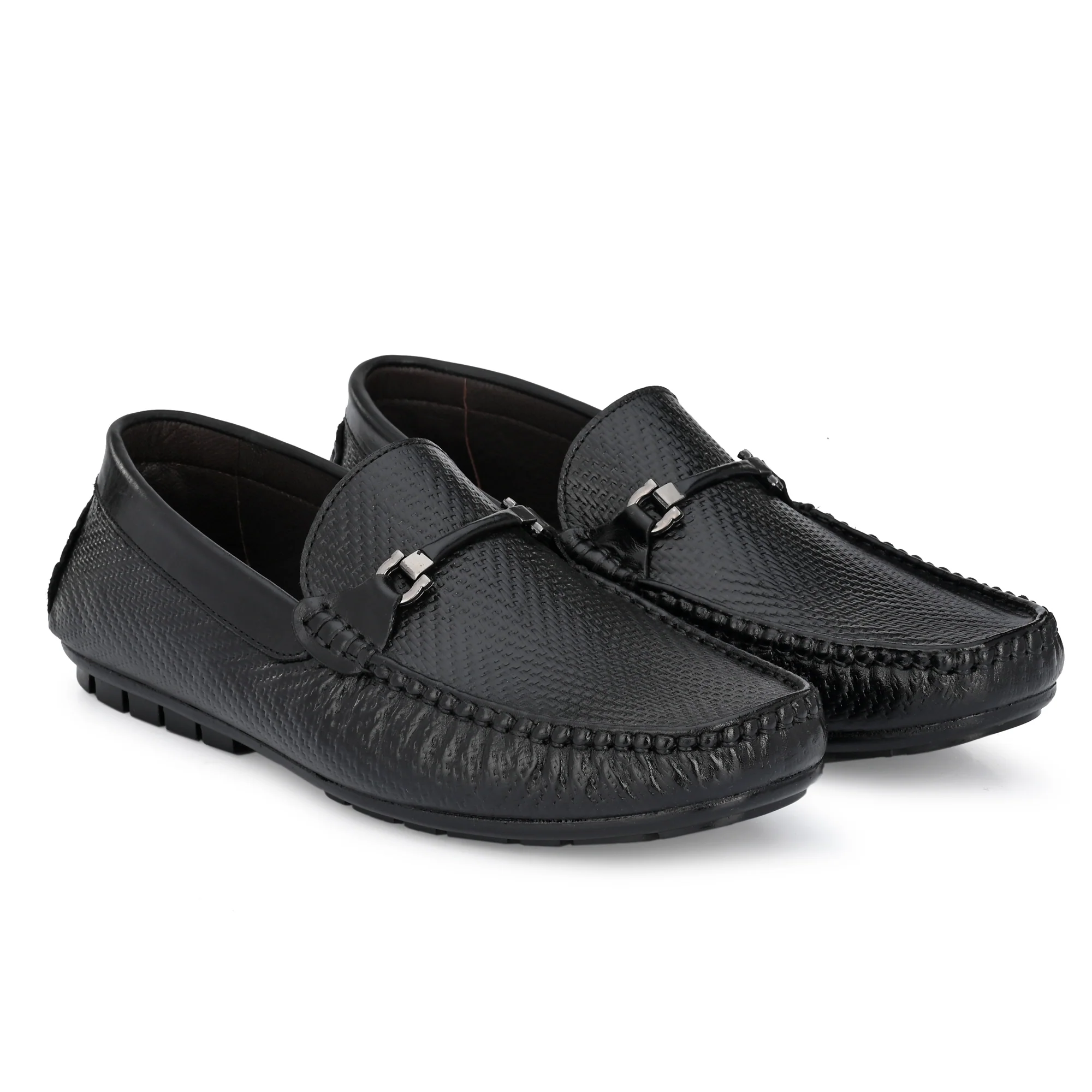 Men Buckled Formal Loafers - Image 7