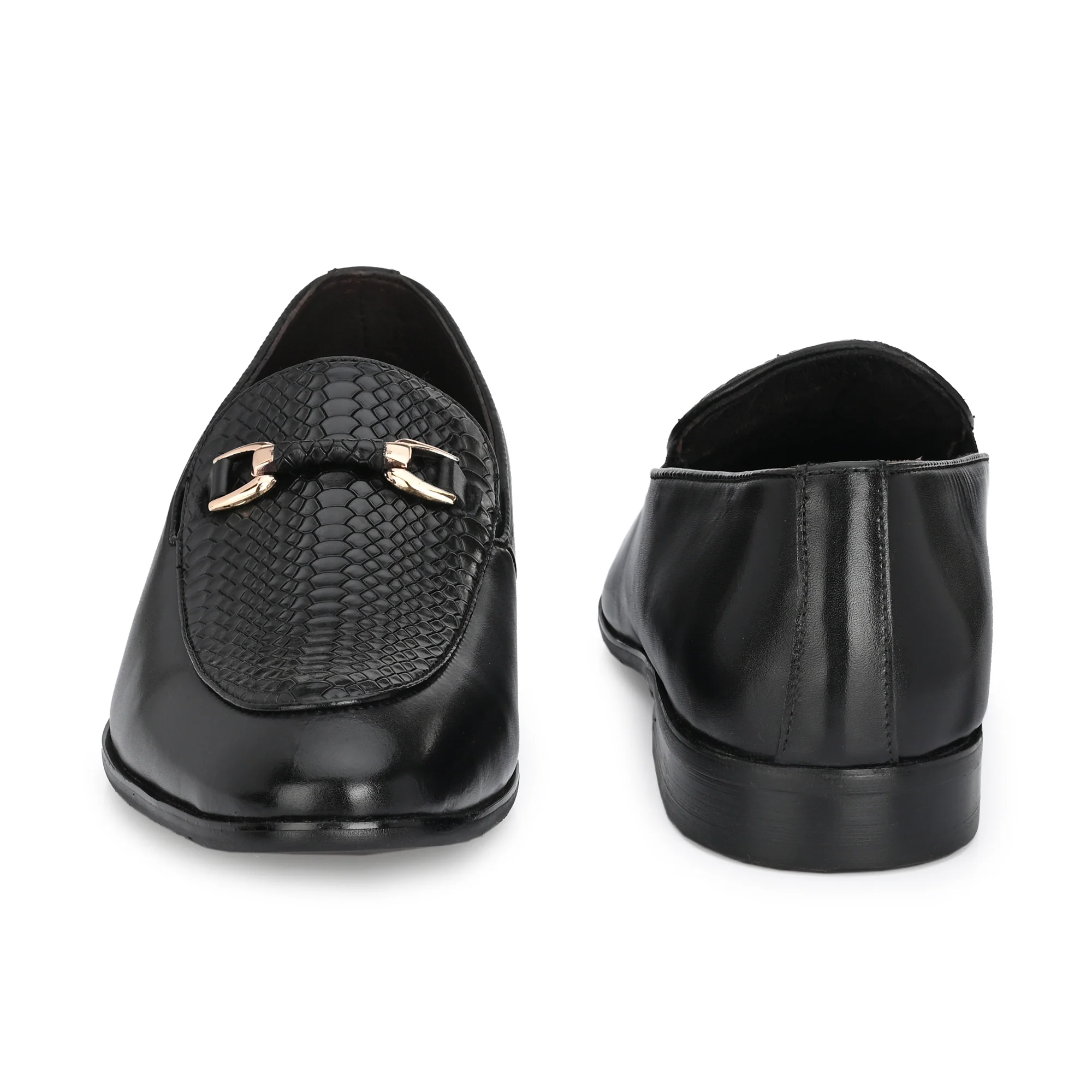 Egoss Imprinted Buckled Loafers For Men - Image 6