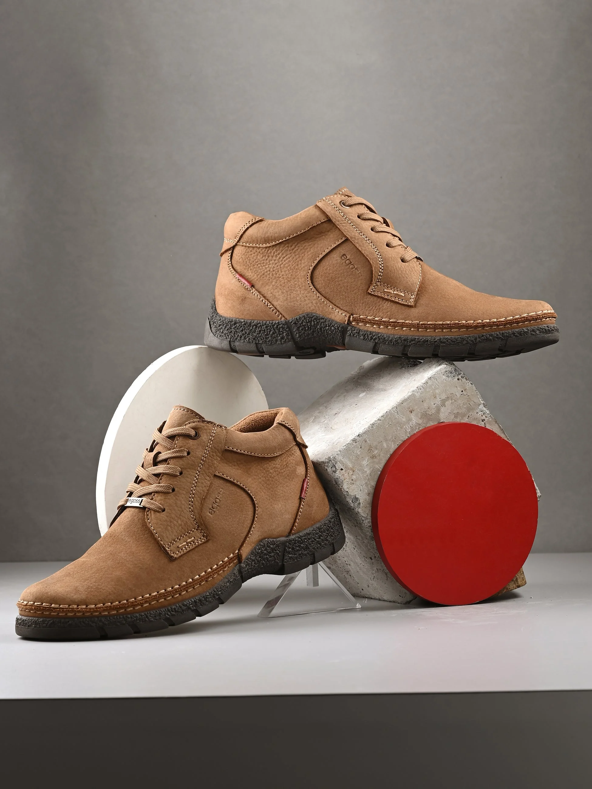 Mudtrail Lace-Up Low Ankle Boots by Aspeerio - Image 22