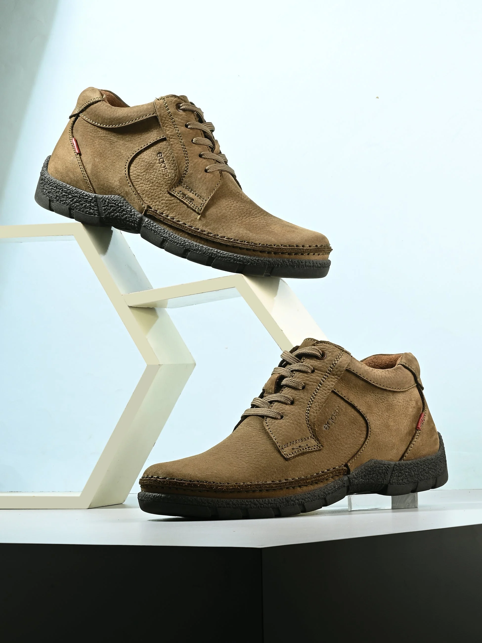 Mudtrail Lace-Up Low Ankle Boots by Aspeerio - Image 30