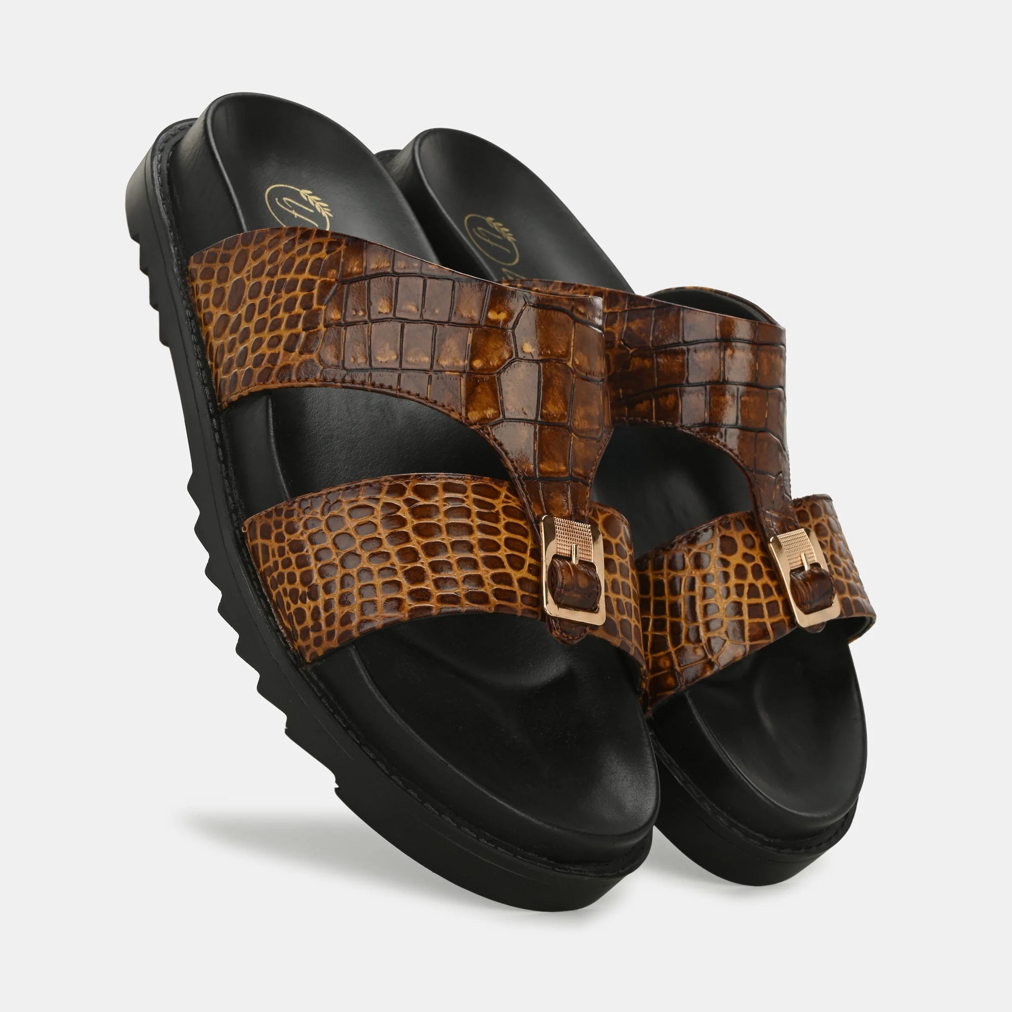 Tan Arba Slippers By Lafattio - Image 4