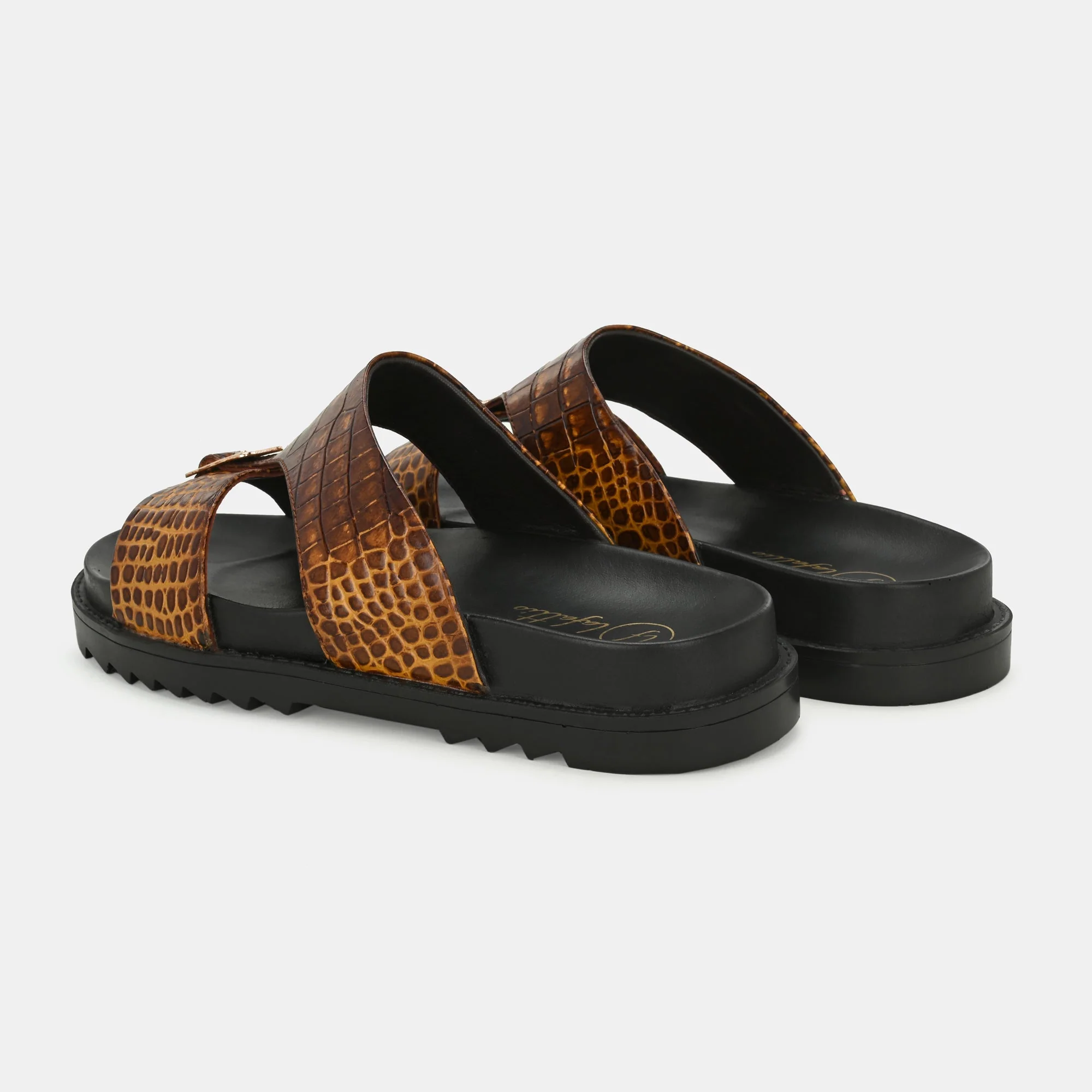 Tan Arba Slippers By Lafattio - Image 5