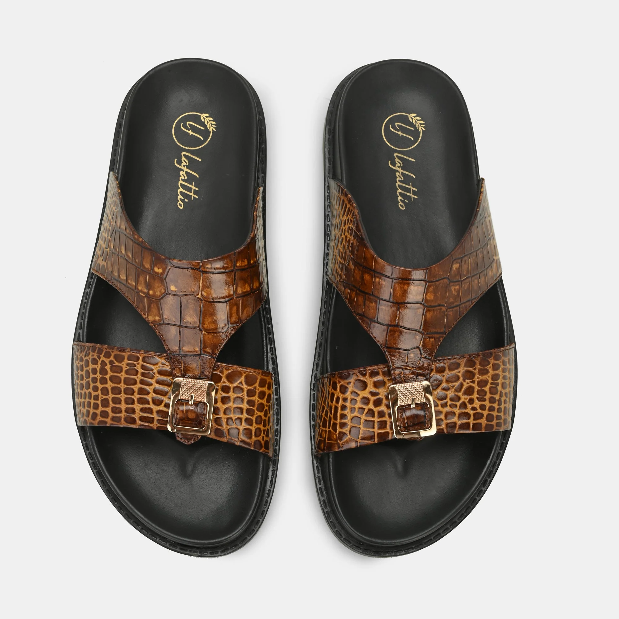 Tan Arba Slippers By Lafattio - Image 7