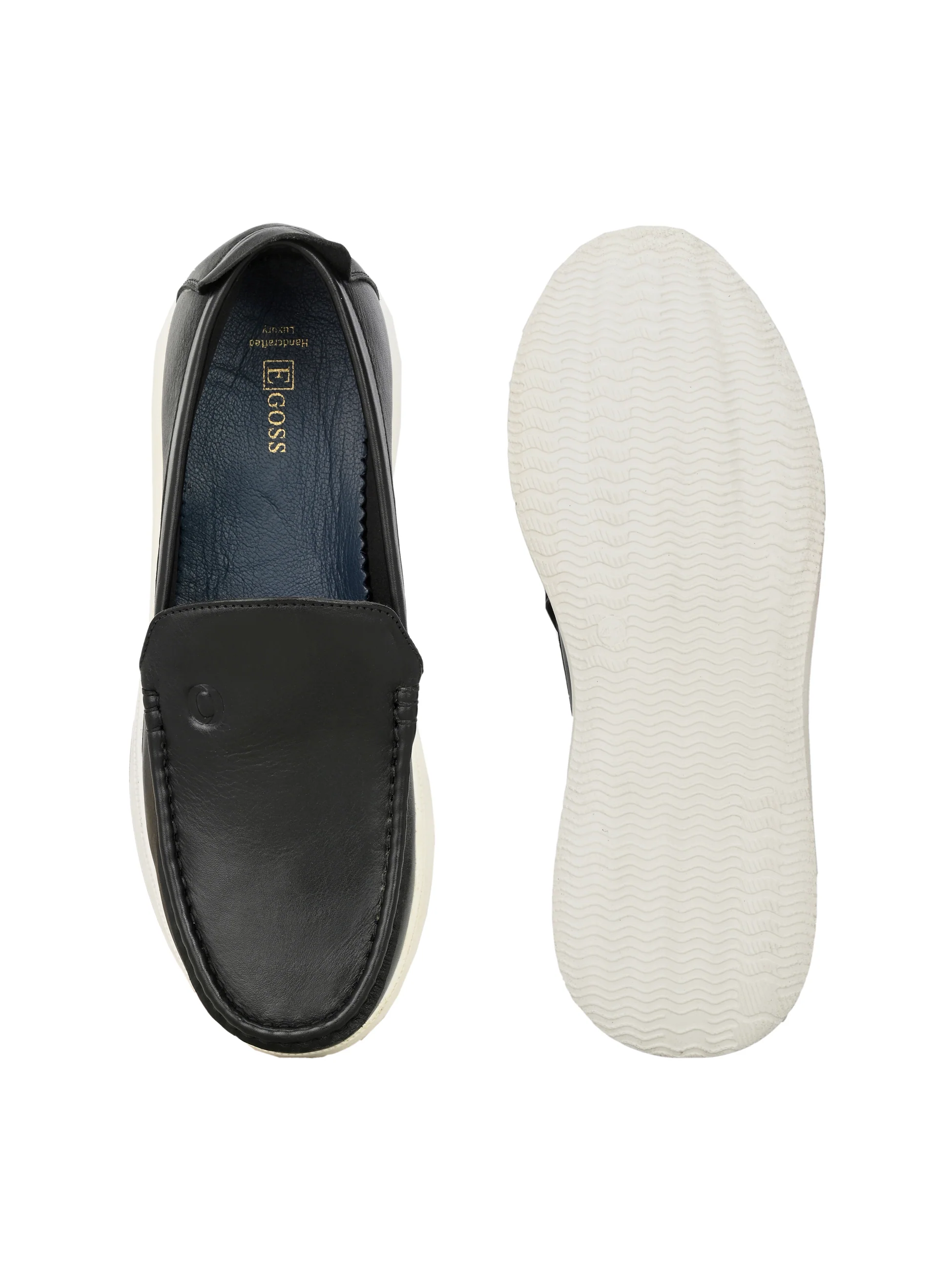 Egoss Gold Slip-On Sneakers For Men - Image 16