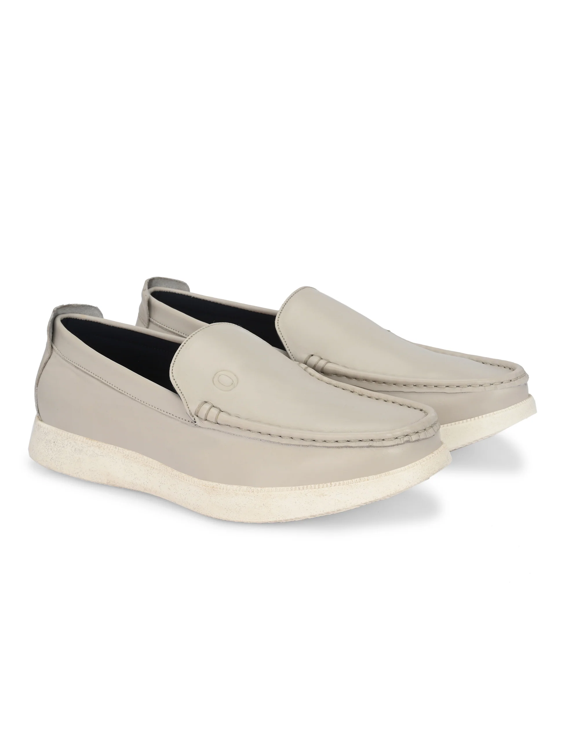 Egoss Gold Slip-On Sneakers For Men - Image 3