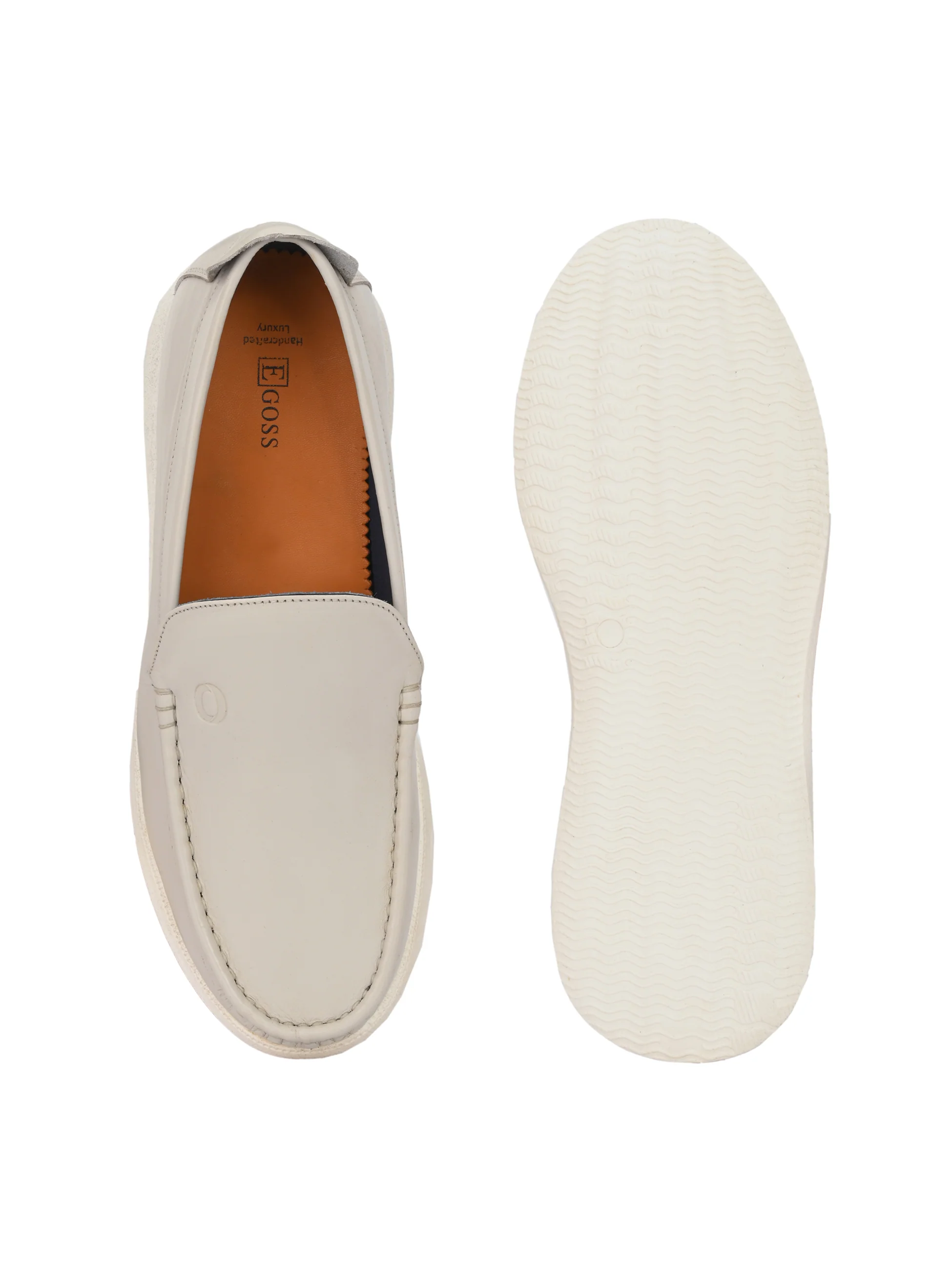 Egoss Gold Slip-On Sneakers For Men - Image 8